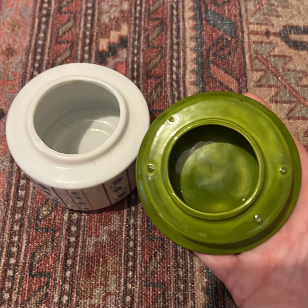 Ceramic Floral Container - Picture 5 of 7